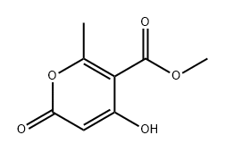 2H-Pyran-5-carboxylic acid, 4-hydroxy-6-methyl-2-oxo-, methyl ester Structure