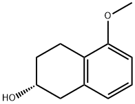 2-Naphthalenol, 1,2,3,4-tetrahydro-5-methoxy-, (2R)- Structure