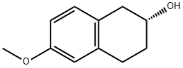 2-Naphthalenol, 1,2,3,4-tetrahydro-6-methoxy-, (2R)- 구조식 이미지