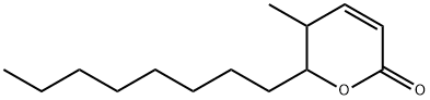 2H-Pyran-2-one,5,6-dihydro-5-methyl-6-octyl-(9CI) 구조식 이미지
