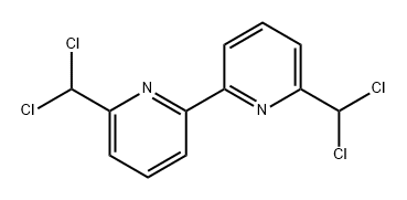 2,2'-Bipyridine, 6,6'-bis(dichloromethyl)- Structure