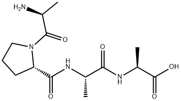 L-Alanine, L-alanyl-L-prolyl-L-alanyl- 구조식 이미지