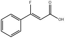 (2Z)-3-fluoro-3-phenylprop-2-enoic acid Structure