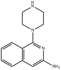 1-piperazin-1-ylisoquinolin-3-amine Structure