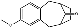 6,9-Methanobenzocycloocten-11-one, 5,6,7,8,9,10-hexahydro-2-methoxy- Structure