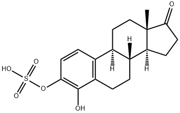 Estra-1,3,5(10)-trien-17-one, 4-hydroxy-3-(sulfooxy)- Structure