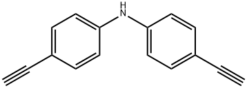 Benzenamine, 4-ethynyl-N-(4-ethynylphenyl)- Structure