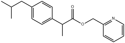 Ibuprofen piconol 구조식 이미지