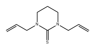 2(1H)-Pyrimidinethione, tetrahydro-1,3-di-2-propen-1-yl- Structure