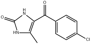 2H-Imidazol-2-one, 4-(4-chlorobenzoyl)-1,3-dihydro-5-methyl- Structure