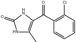 2H-Imidazol-2-one, 4-(2-chlorobenzoyl)-1,3-dihydro-5-methyl- Structure