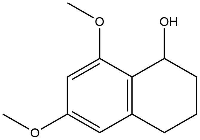 1,2,3,4-Tetrahydro-6,8-dimethoxy-1-naphthalenol Structure