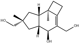 1H-Cyclobut[e]indene-3,6-dimethanol, 2,4,4a,5,6,7,7a,7b-octahydro-4-hydroxy-6,7b-dimethyl-, (4S,4aR,6R,7aS,7bR)- Structure