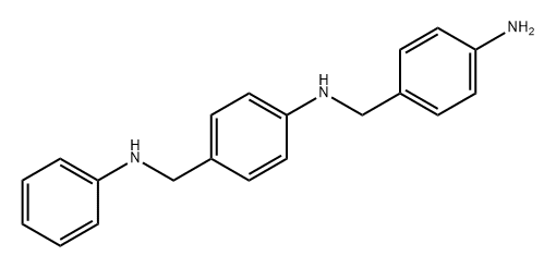 Benzenemethanamine, 4-amino-N-[4-[(phenylamino)methyl]phenyl]- Structure