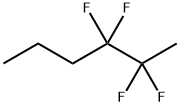 Hexane, 2,2,3,3-tetrafluoro- Structure