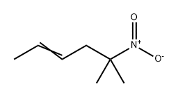 2-Hexene, 5-methyl-5-nitro- 구조식 이미지