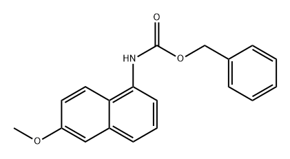 Carbamic acid, (6-methoxy-1-naphthalenyl)-, phenylmethyl ester (9CI) 구조식 이미지