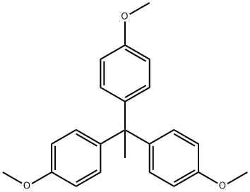 Benzene, 1,1',1''-ethylidynetris[4-methoxy- Structure