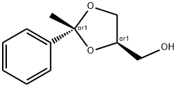 1,3-Dioxolane-4-methanol, 2-methyl-2-phenyl-, (2R,4R)-rel- 구조식 이미지