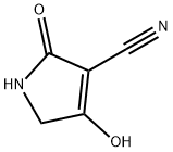 1H-Pyrrole-3-carbonitrile, 2,5-dihydro-4-hydroxy-2-oxo- Structure