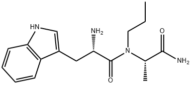 L-Alaninamide, L-tryptophyl-N-propyl- (9CI) Structure