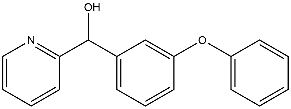 α-(3-Phenoxyphenyl)-2-pyridinemethanol Structure