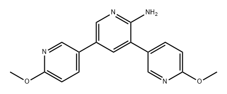 [3,3':5',3''-Terpyridin]-2'-amine, 6,6''-dimethoxy- 구조식 이미지