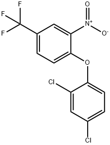 Benzene, 2,4-dichloro-1-[2-nitro-4-(trifluoromethyl)phenoxy]- Structure