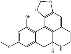 5H-Benzo[g]-1,3-benzodioxolo[6,5,4-de]quinolin-12-ol, 6,7,7a,8-tetrahydro-10-methoxy-, (7aS)- Structure