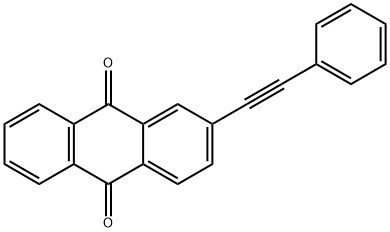 9,10-Anthracenedione, 2-(2-phenylethynyl)- 구조식 이미지