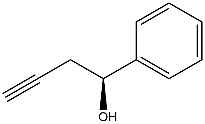 (αS)-α-2-Propyn-1-ylbenzenemethanol Structure