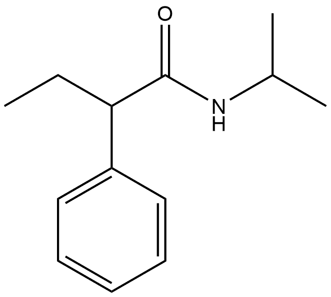 α-Ethyl-N-(1-methylethyl)benzeneacetamide Structure