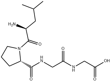 Glycine, L-leucyl-L-prolylglycyl- Structure