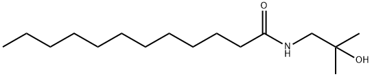 N-(2-hydroxy-2-methylpropyl)-dodecanamide Structure