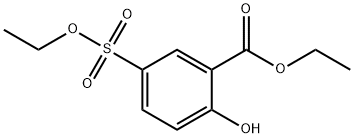 Benzoic acid, 5-(ethoxysulfonyl)-2-hydroxy-, ethyl ester Structure