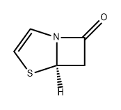 4-Thia-1-azabicyclo[3.2.0]hept-2-en-7-one, (5R)- Structure