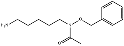 Acetamide, N-(5-aminopentyl)-N-(phenylmethoxy)- Structure