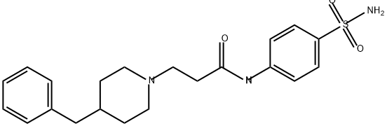 3-(4-benzylpiperidin-1-yl)-N-(4-sulfamoylphenyl)pr
opanamide Structure