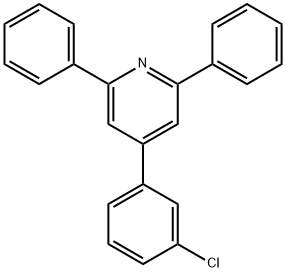 4-(3-Chlorophenyl)-2,6-diphenylpyridine Structure