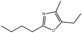 Oxazole, 2-butyl-5-ethyl-4-methyl- Structure