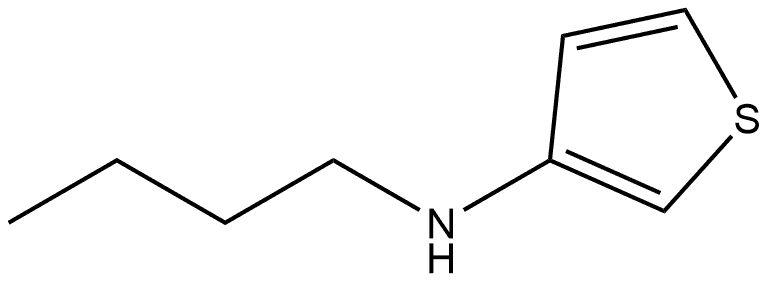 3-Thiophenamine, N-butyl- Structure