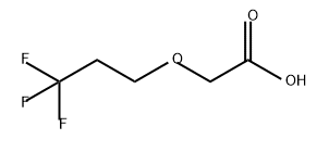 Acetic acid, 2-(3,3,3-trifluoropropoxy)- Structure