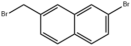 Naphthalene, 2-bromo-7-(bromomethyl)- Structure