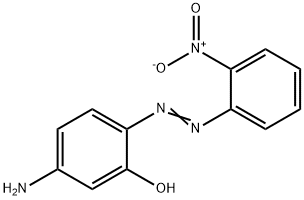 Phenol, 5-amino-2-[2-(2-nitrophenyl)diazenyl]- Structure