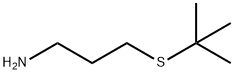 1-Propanamine, 3-[(1,1-dimethylethyl)thio]- Structure