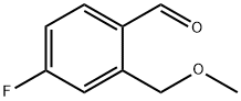 Benzaldehyde, 4-fluoro-2-(methoxymethyl)- 구조식 이미지