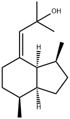 2-Methyl-1-[(3S,3aβ,4Z,7aβ)-octahydro-3α,7α-dimethyl-4H-inden-4-ylidene]-2-propanol 구조식 이미지