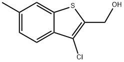 Benzo[b]thiophene-2-methanol, 3-chloro-6-methyl- Structure