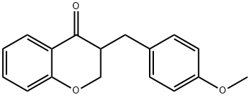 3-(4-Methoxybenzyl)chroman-4-one Structure