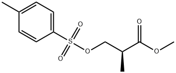 Propanoic acid, 2-methyl-3-[[(4-methylphenyl)sulfonyl]oxy]-, methyl ester, (2S)- Structure